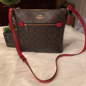 Coach Signature Rowan File Crossbody bag
